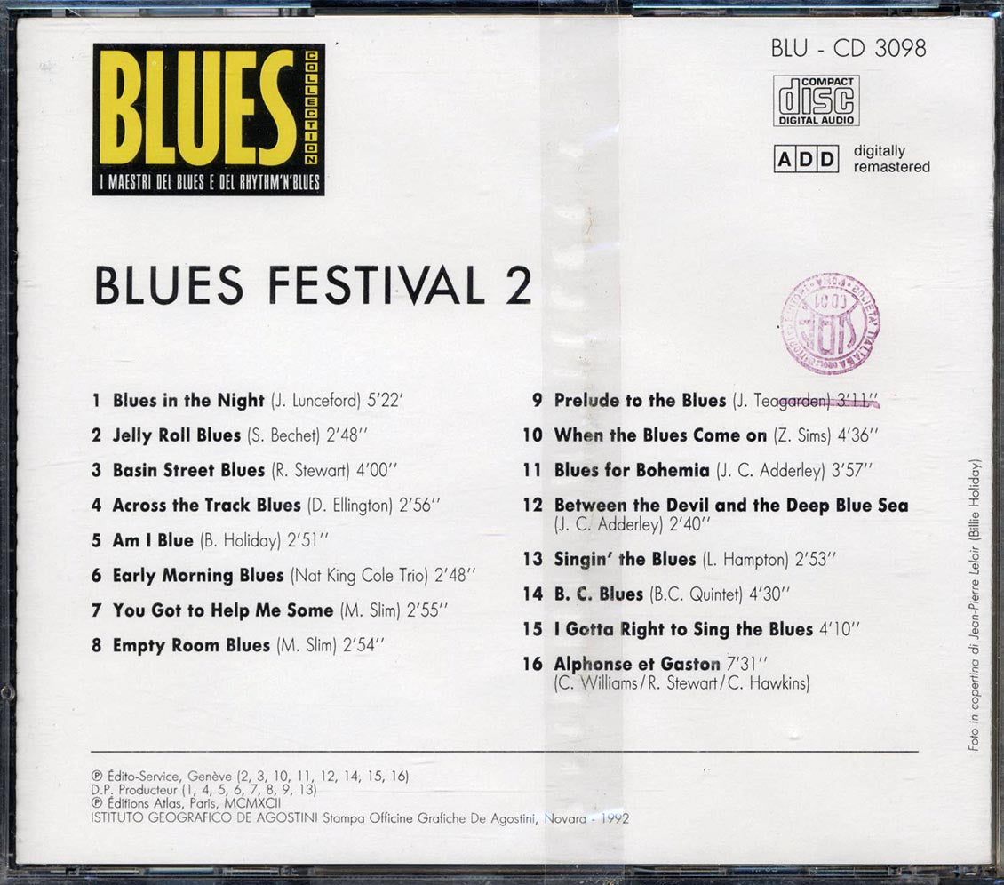 Various - Blues Festival 2 [1992 Compilation Remastered] [New CD]