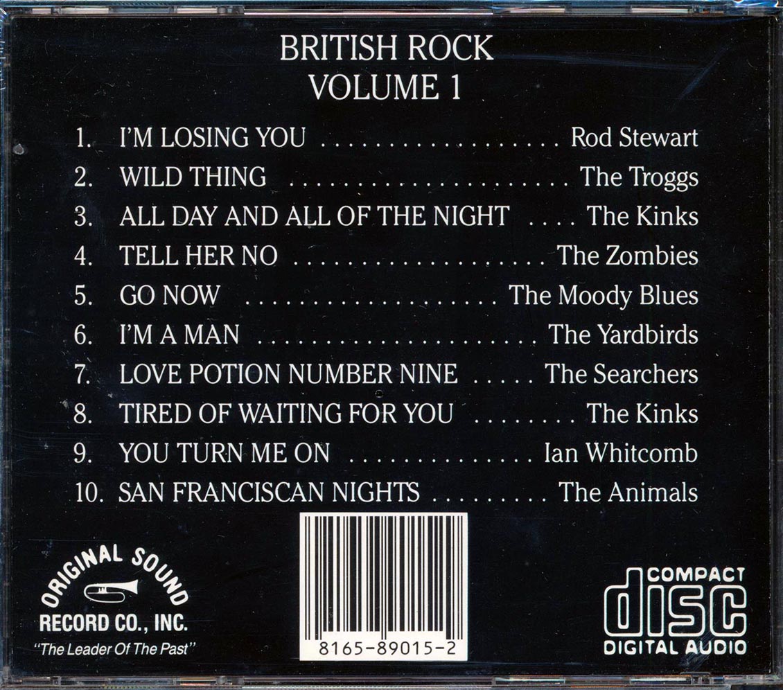 Various - British Rock Vol 1 [1991 Compilation] [New CD]