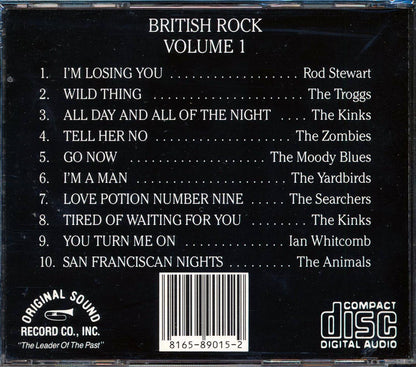 Various - British Rock Vol 1 [1991 Compilation] [New CD]