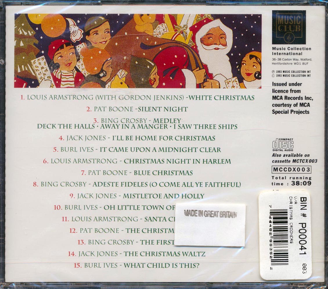 Various - Christmas Crooners [1993 Compilation] [New CD]