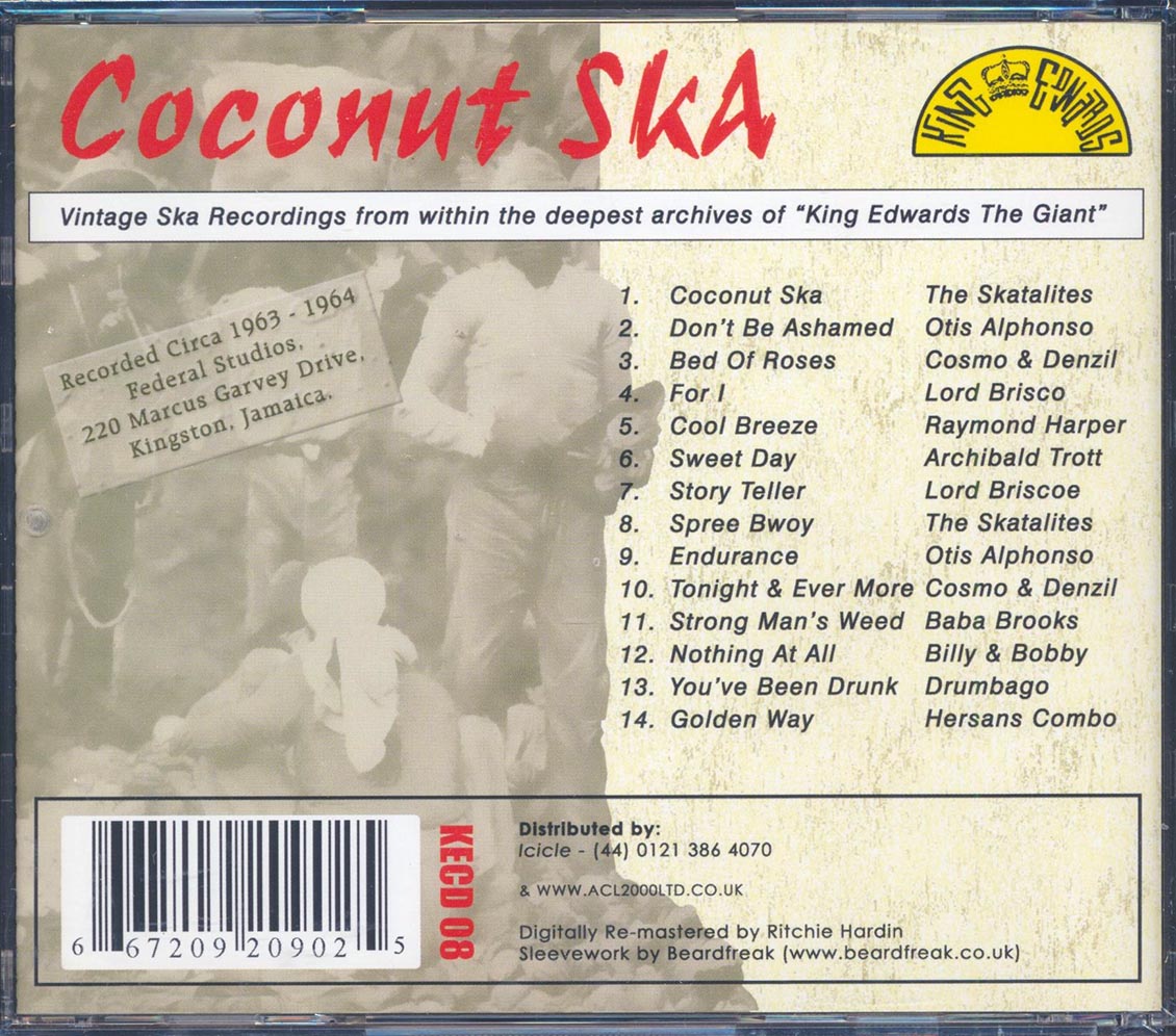 Various - Coconut Ska [2007 Compilation] [New CD]