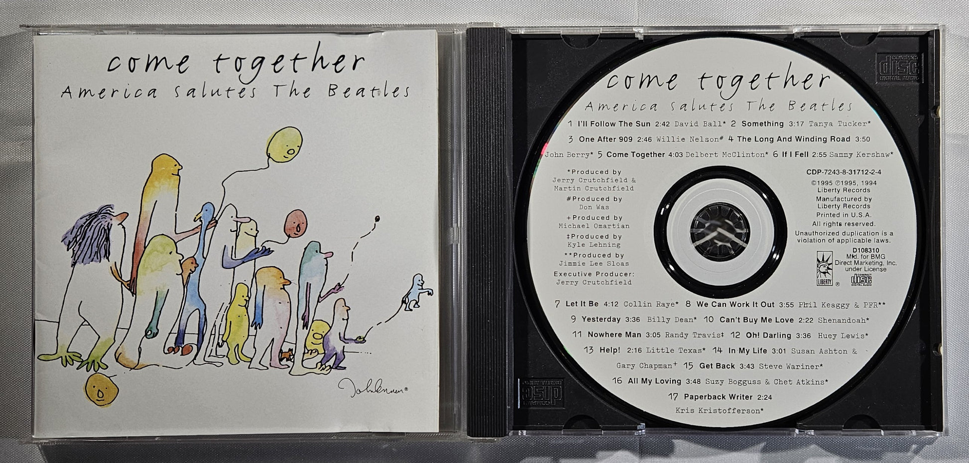 Various - Come Together (America Salutes The Beatles) [1995 Club Edition] [Used CD]
