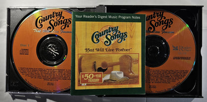 Various - Country Songs That Will Last Forever [1993 Used 4x CD]