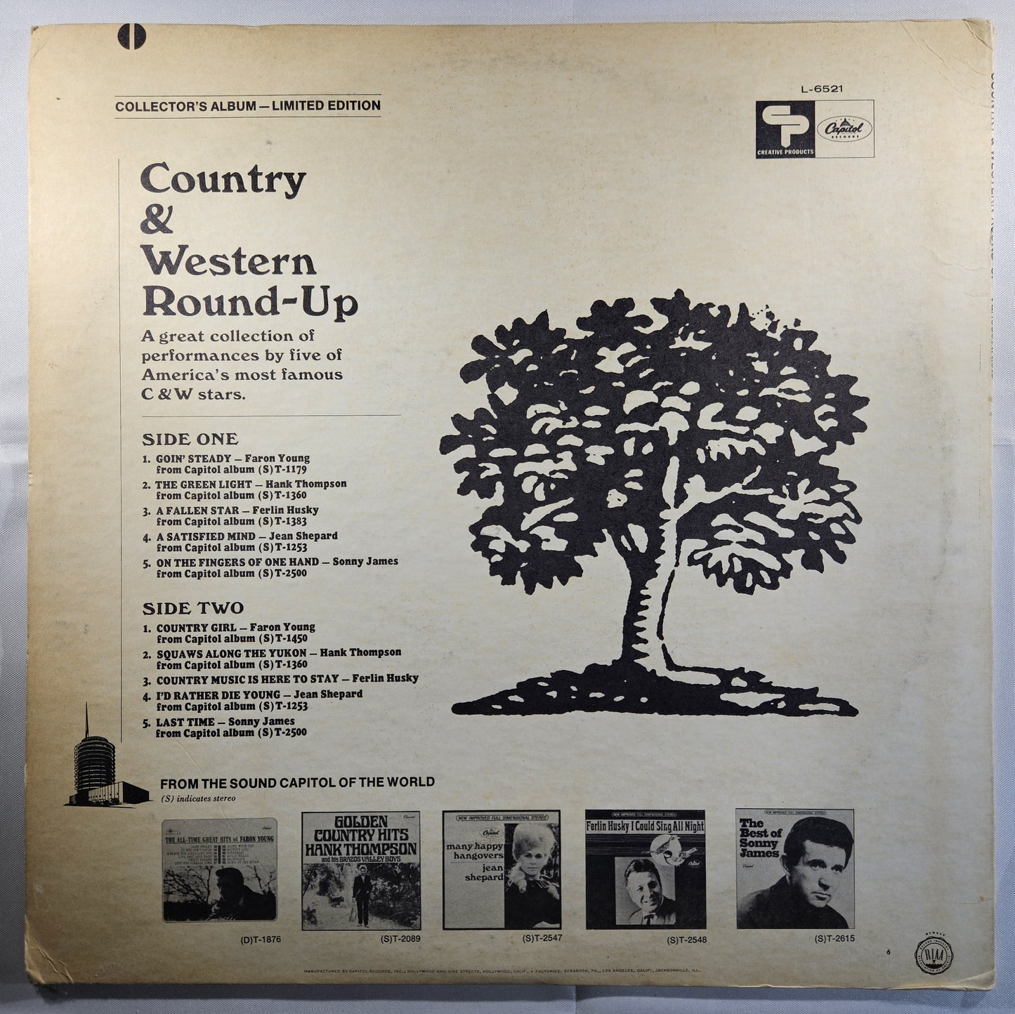 Various - Country & Western Round-Up [1966 Compilation] [Used Vinyl Record LP]