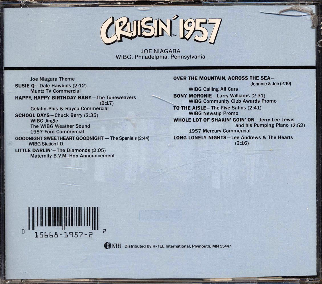 Various - Cruisin' 1957 (Joe Niagara, WIBG Philadelphia) [1996 Reissue] [New CD]