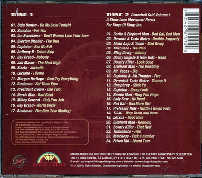 Various - Dancehall Gold Vol. 1 + Stone Love Mix CD [2005 New Double CD]