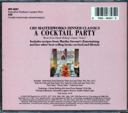 Various - Dinner Classics: A Cocktail Party [1988 Compilation] [New CD]