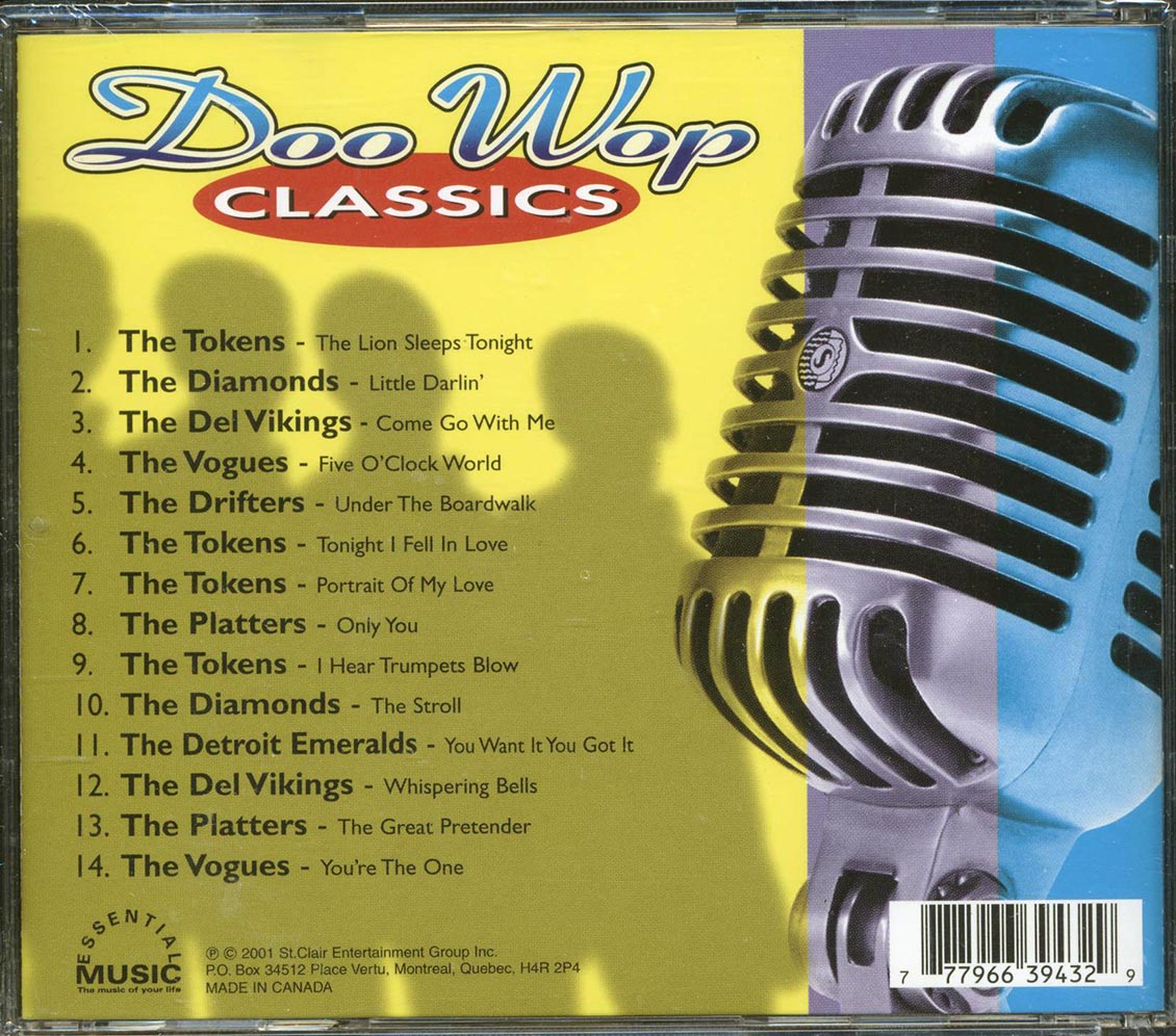 Various - Doo Wop Classics [2001 Compilation] [New CD]