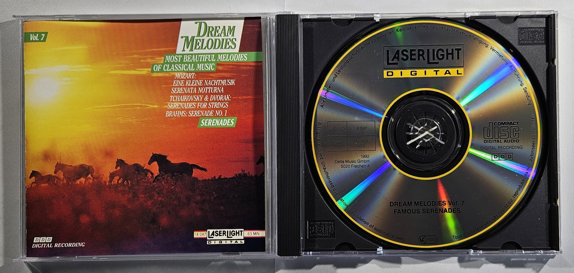 Various - Dream Melodies Vol.7 - Serenades [1992 Used CD]