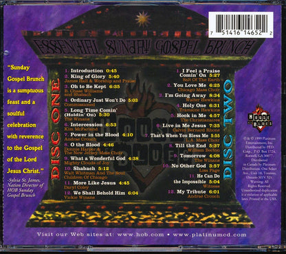 Various - Essential Sunday Gospel Brunch [1999 Compilation] [New Double CD]