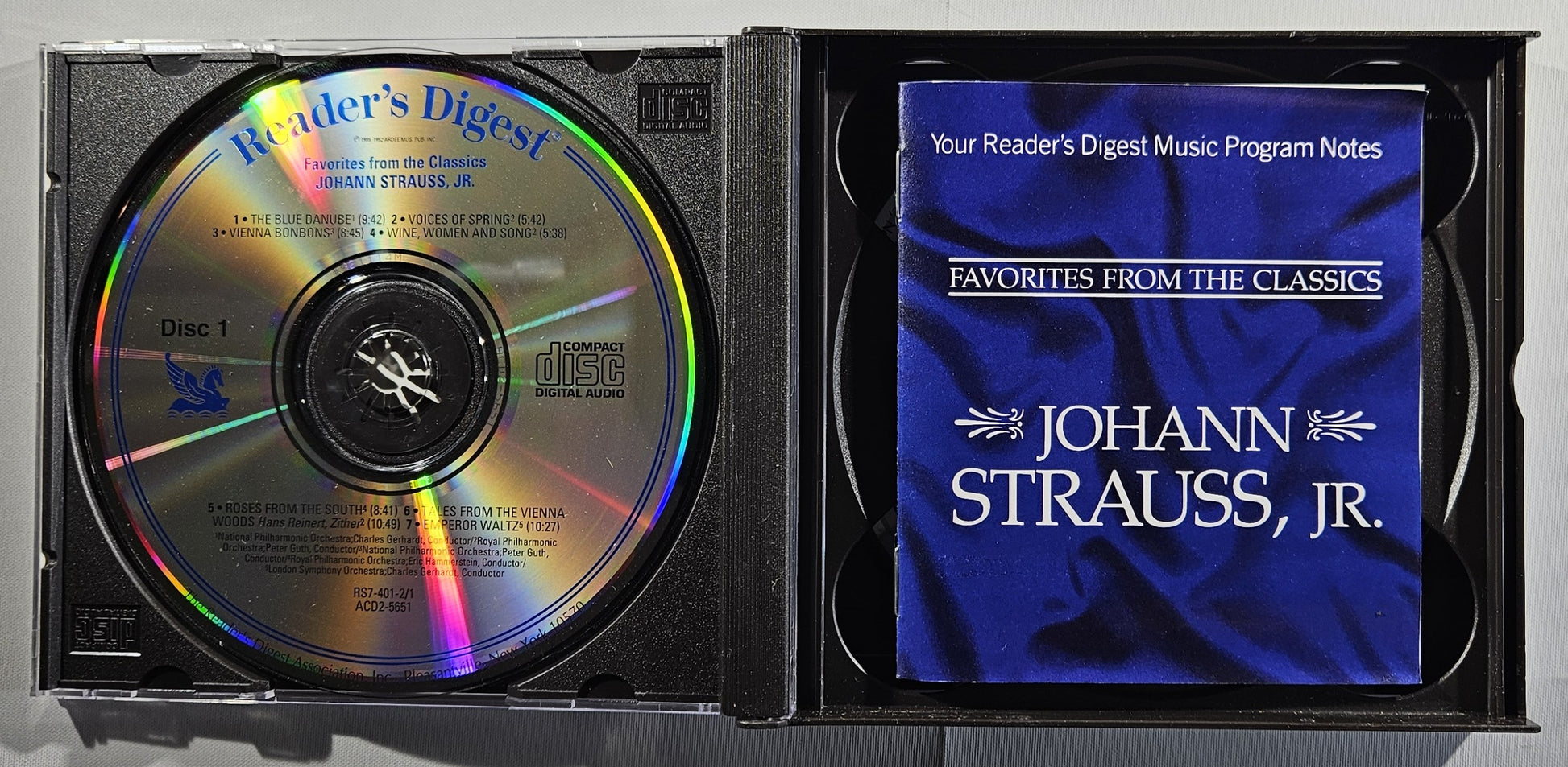 Various - Favorites From the Classics: Johann Strauss Jr. [1993 Used Double CD]