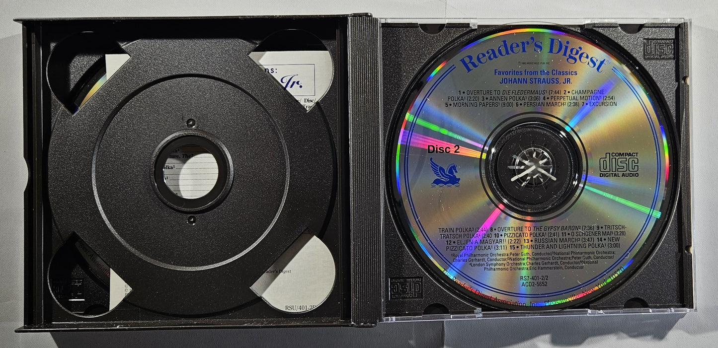 Various - Favorites From the Classics: Johann Strauss Jr. [1993 Used Double CD]