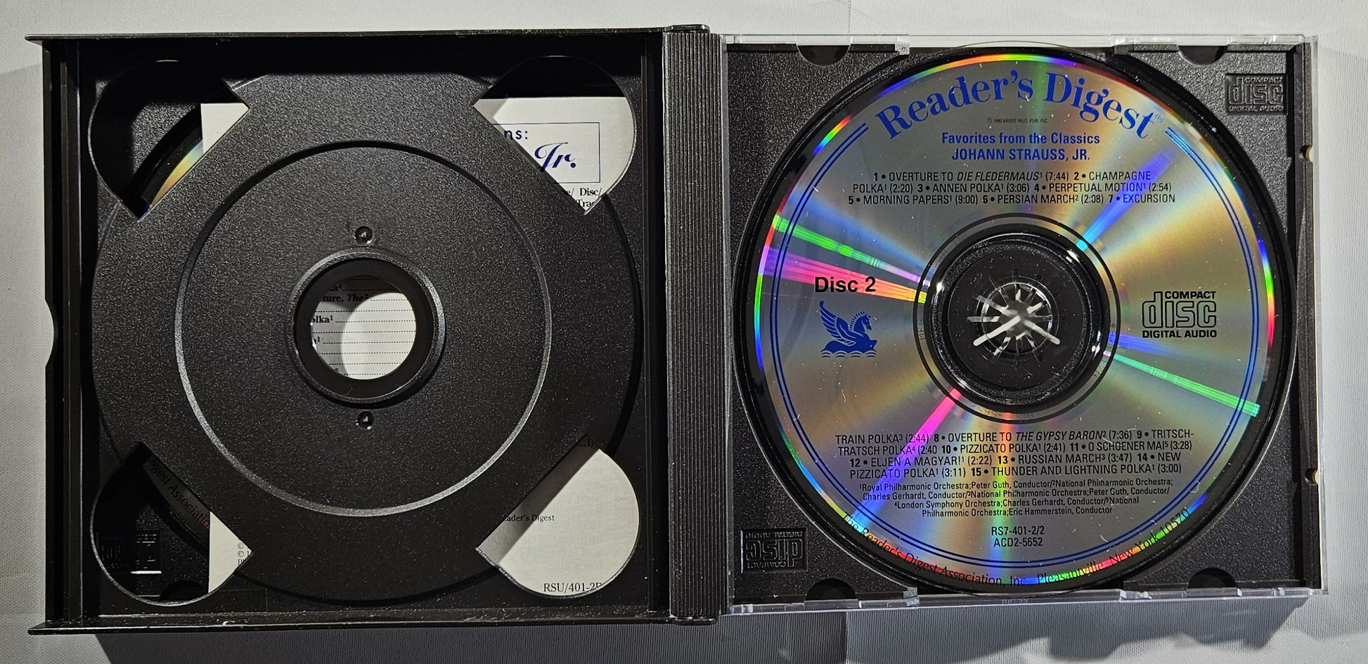 Various - Favorites From the Classics: Johann Strauss Jr. [1993 Used Double CD]