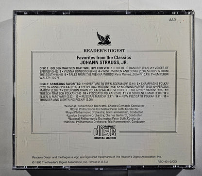 Various - Favorites From the Classics: Johann Strauss Jr. [1993 Used Double CD]