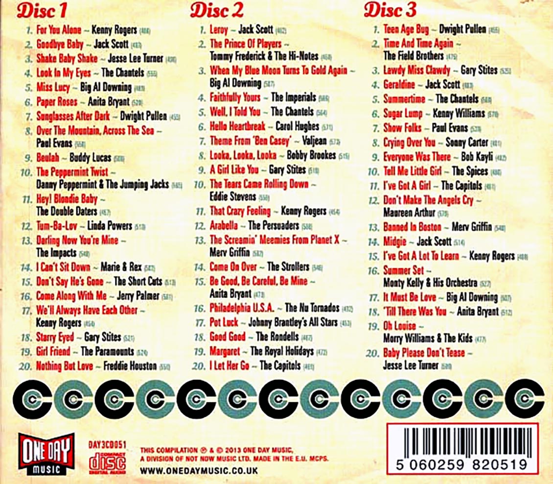 Various - For You Alone: The Carlton Records Story 1958-1962 [2013 New Tripe CD]