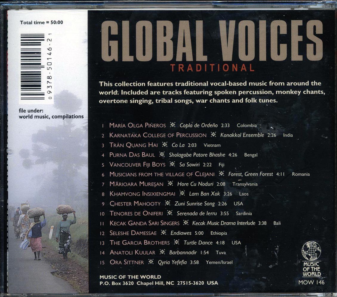 Various - Global Voices - Traditional [1998 Compilation] [New CD]