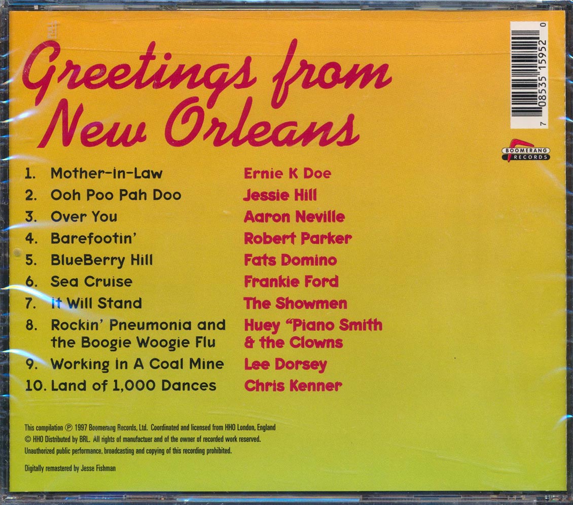 Various - Greetings From New Orleans [1997 Compilation] [New CD]