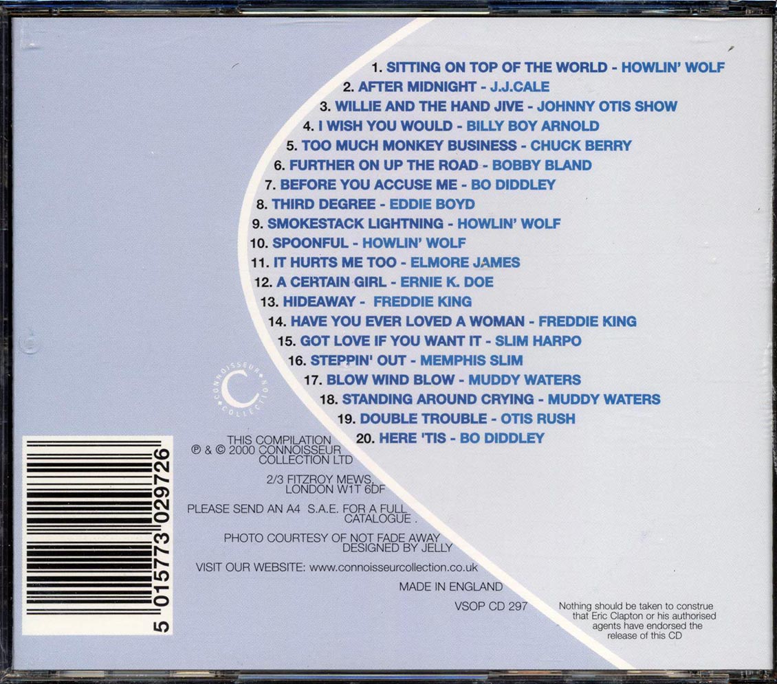 Various - Here 'tis (The Original Versions of Songs That Inspired Eric Clapton) [2000 New CD]