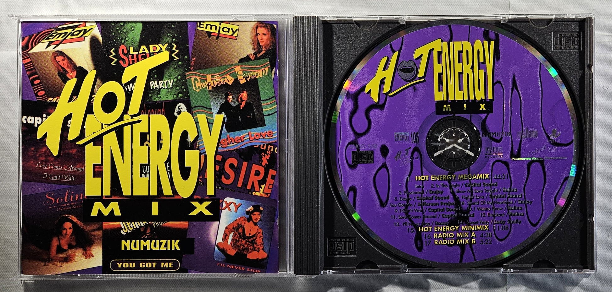 Various - Hot Energy Mix [1995 Mixed Compilation] [Used CD]