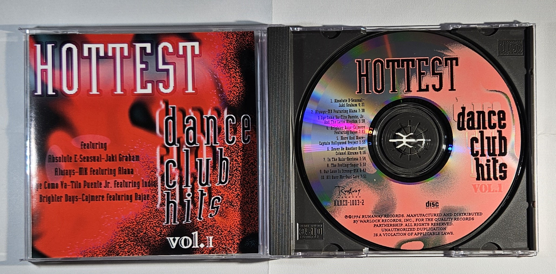 Various - Hottest Dance Club Hits Vol. 1 [1996 Compilation] [Used CD]