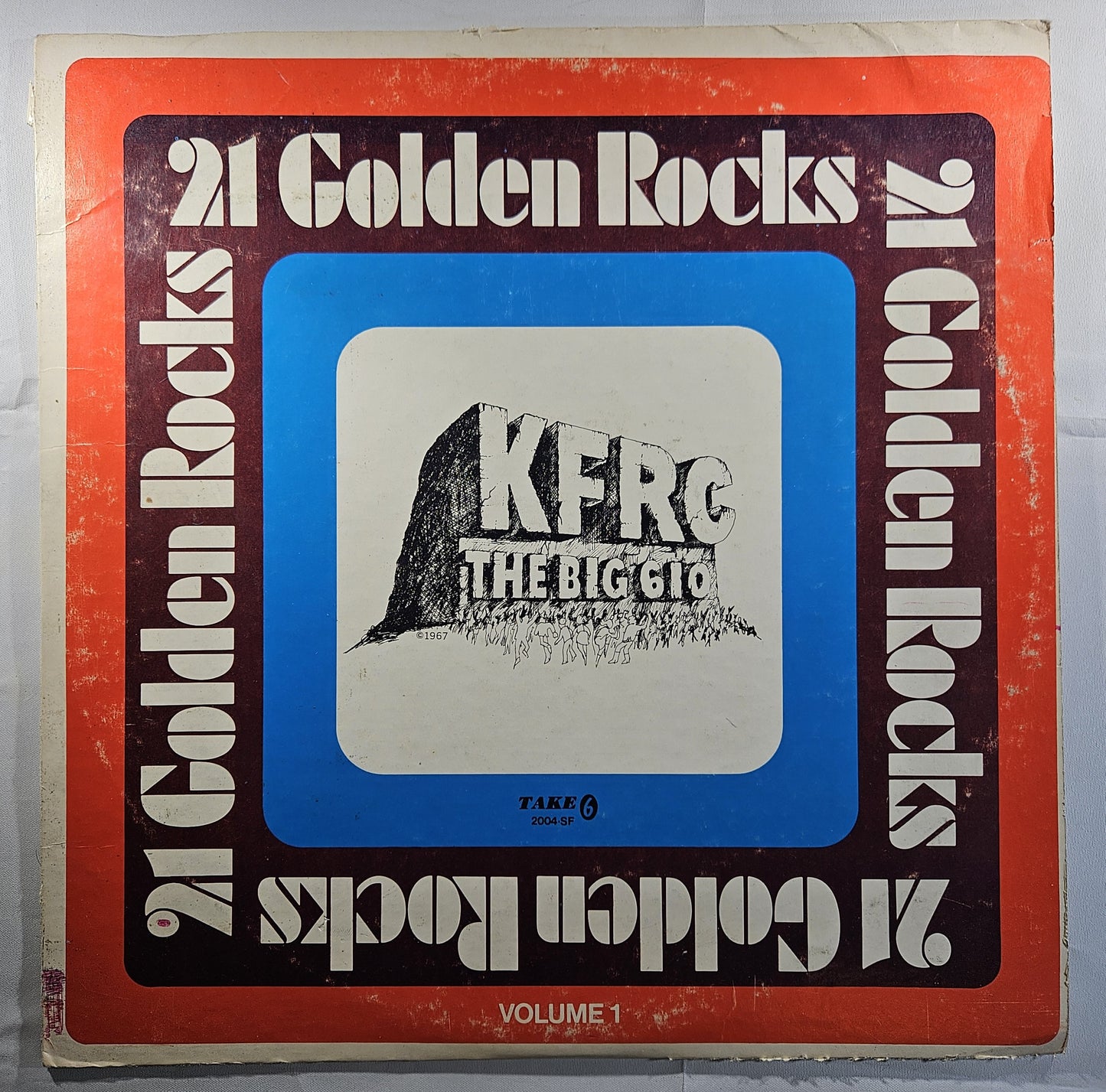 Various - KFRC - The Big 610 - 21 Golden Rocks [1967 Used Vinyl Record LP]