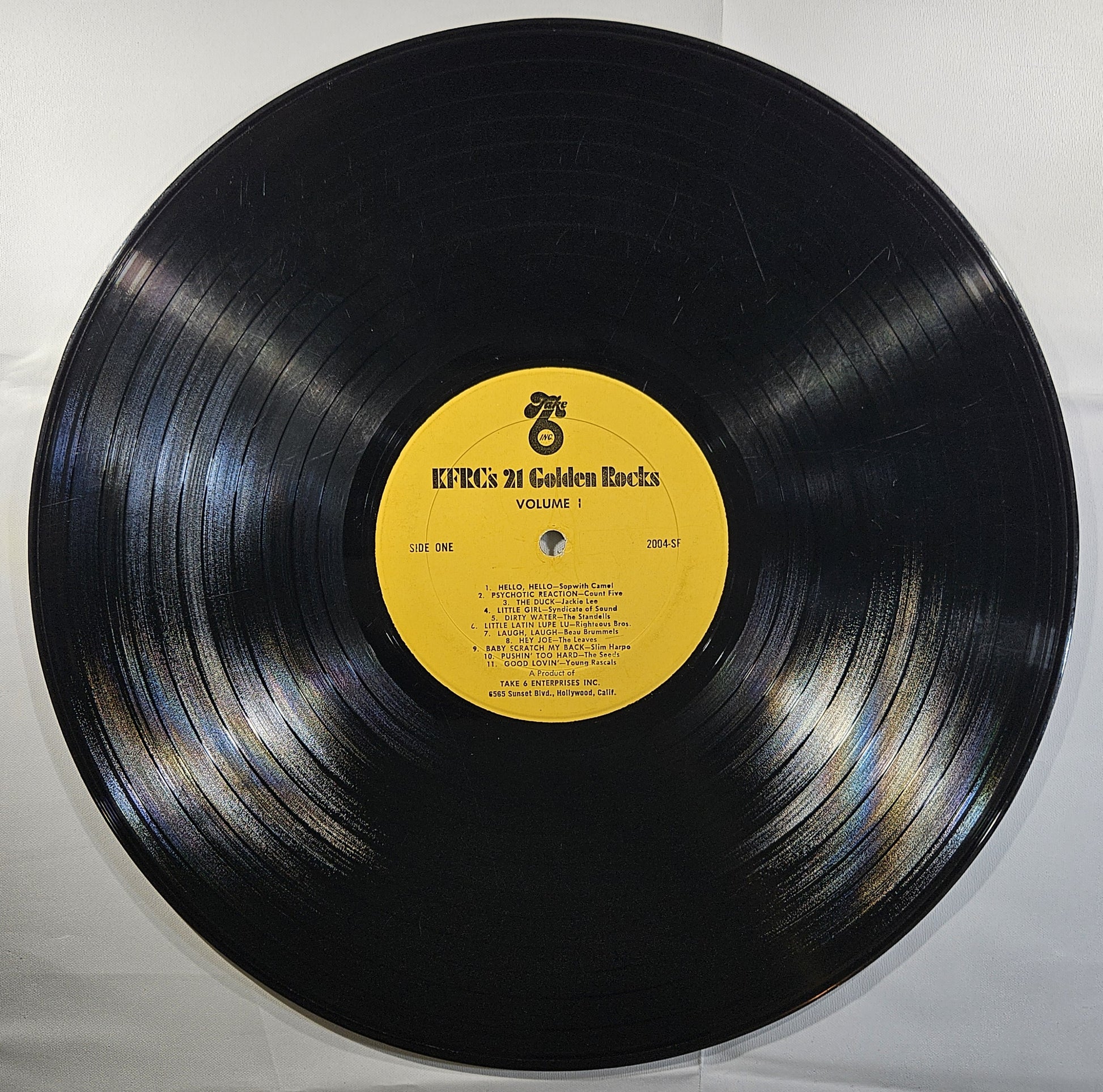 Various - KFRC - The Big 610 - 21 Golden Rocks [1967 Used Vinyl Record LP]