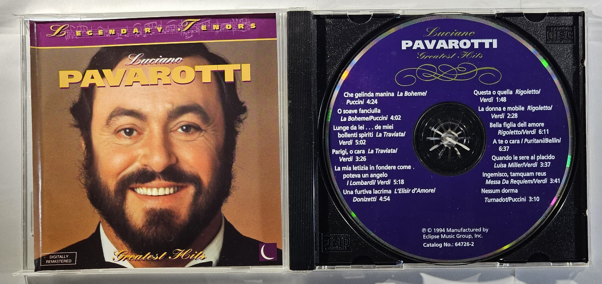 Various - Legendary Tenors (Three Volume Collection) [1998 Used Triple CD]