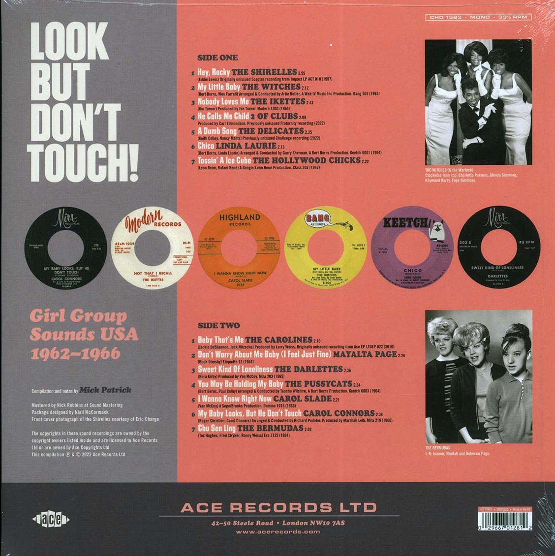 Various - Look But Don't Touch! Girl Group Sounds USA 1962-1966 [2022 Mono] [New Vinyl Record LP]