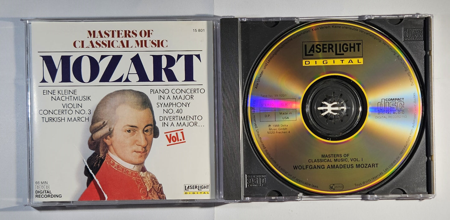 Various - Masters of Classical Music, Vol. 1: Mozart [1988 Used CD]