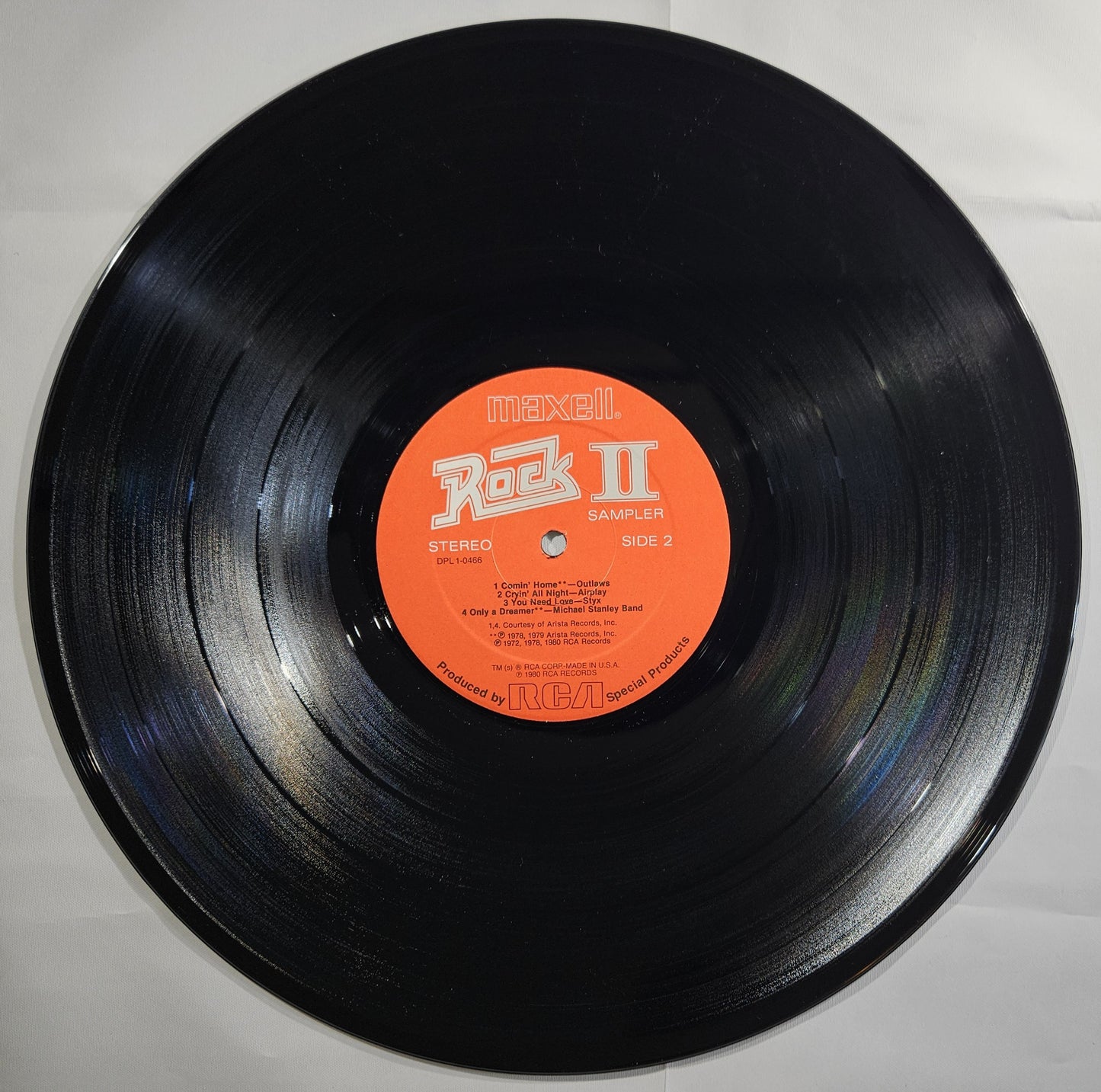 Various - Maxell Rock II Sampler [1980 Used Vinyl Record LP]