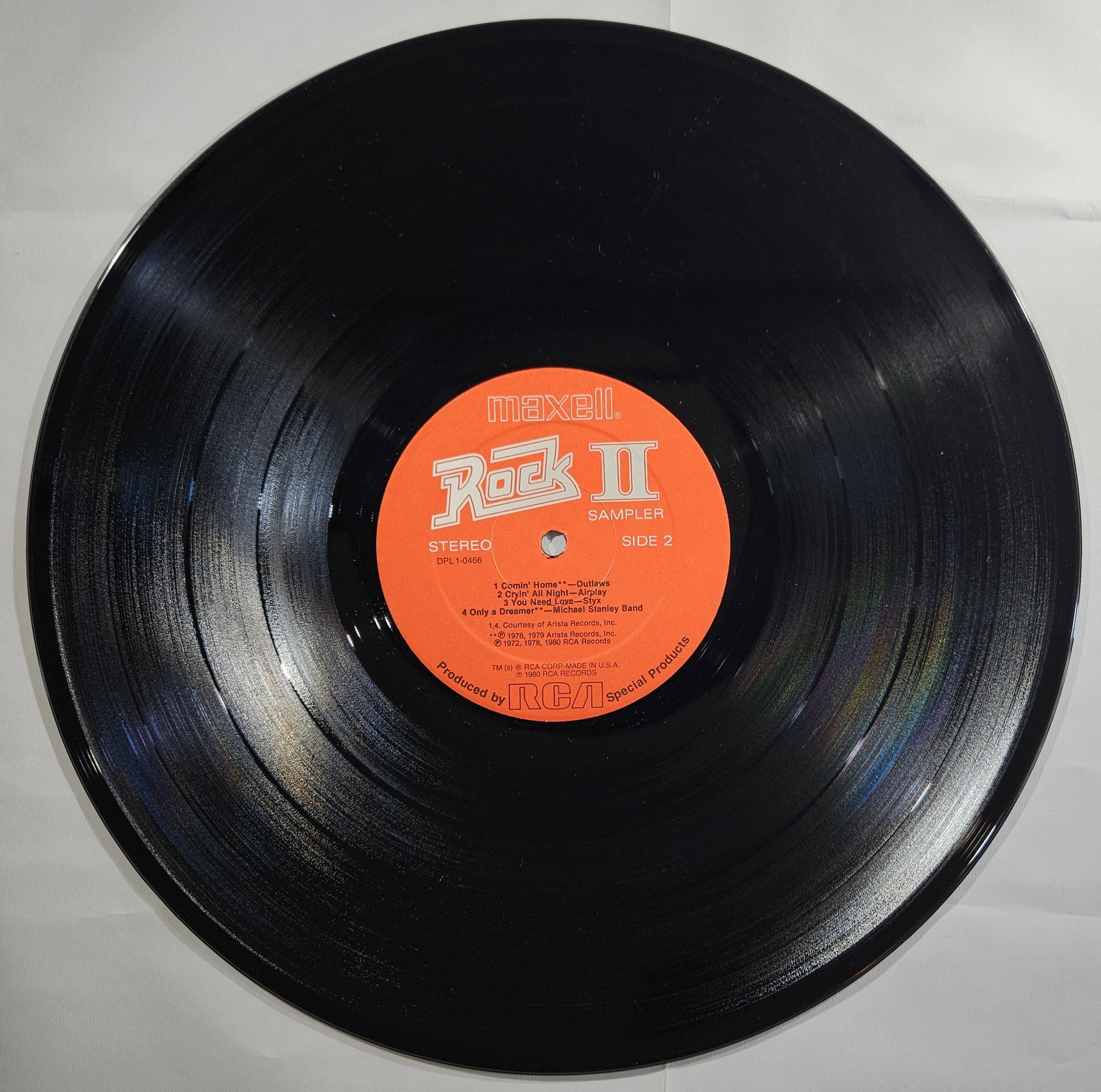Various - Maxell Rock II Sampler [1980 Used Vinyl Record LP]