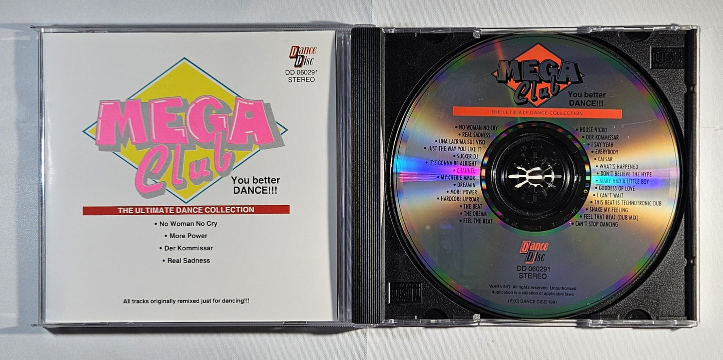 Various - Mega Club (You Better DANCE!!!) [1991 Used CD]