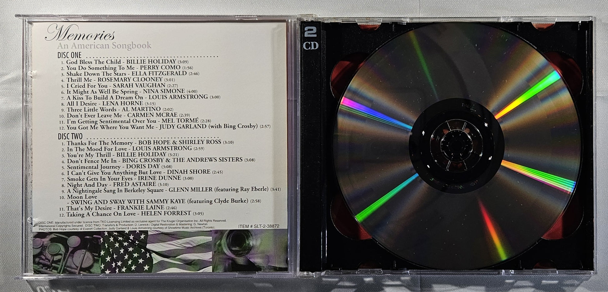 Various - Memories (An American Songbook) [2004 Compilation] [Used Double CD]