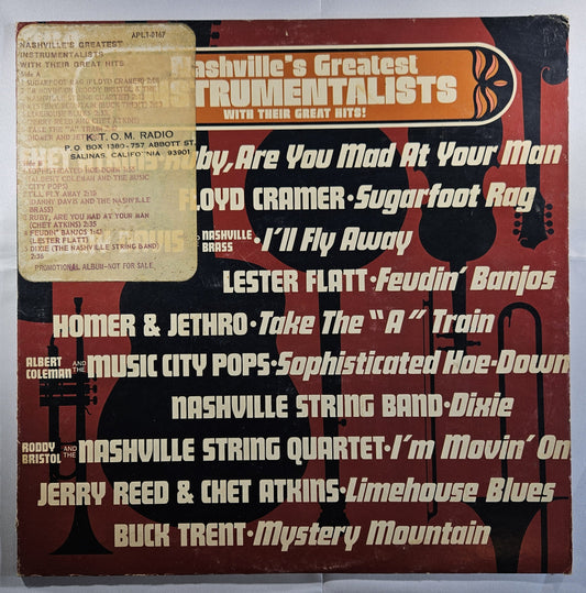 Various - Nashville's Greatest Instrumentalists [1973 Promo] [Used Vinyl Record LP]
