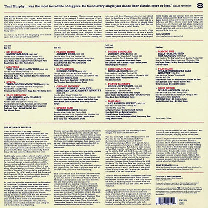 Various - Paul Murphy Presents The Return of Jazz Club [2014 Compilation] [New Double Vinyl Record LP]