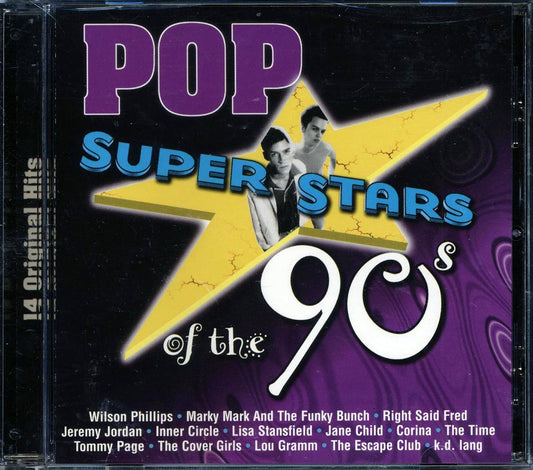 Various - Pop Super Stars of the 90s [1998 Compilation] [New CD]