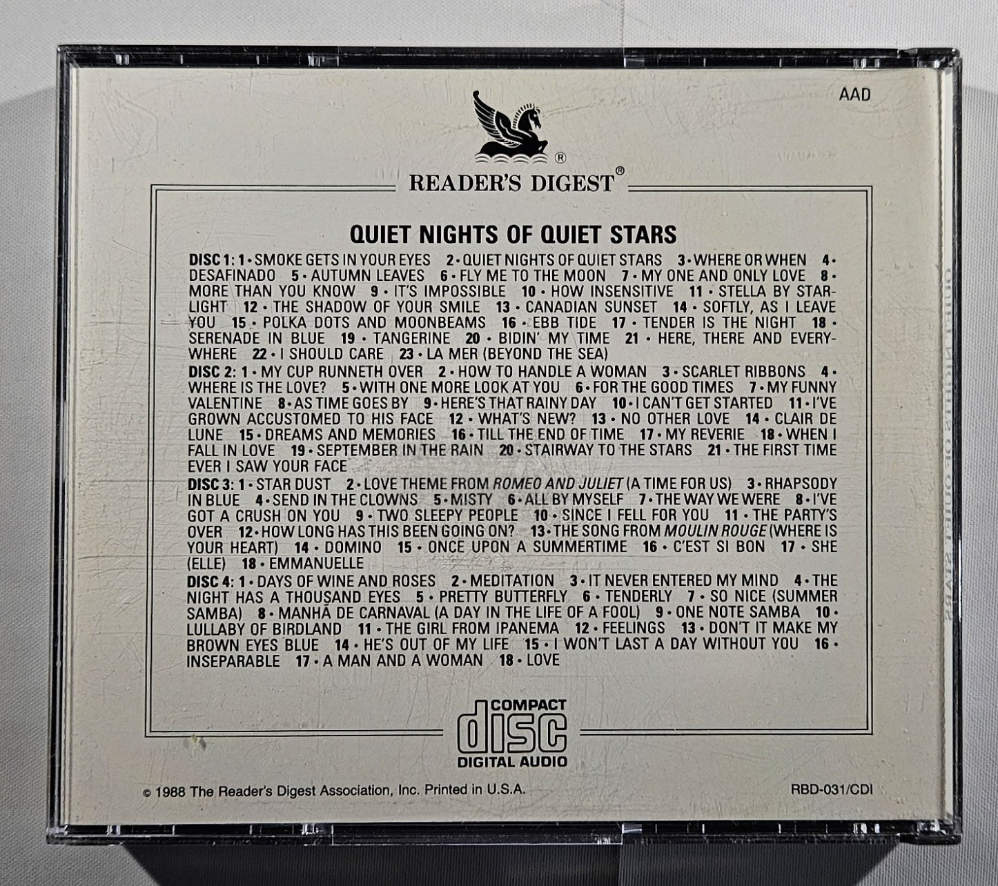 Various - Quiet Nights of Quiet Stars [1988 Used 4 CD]