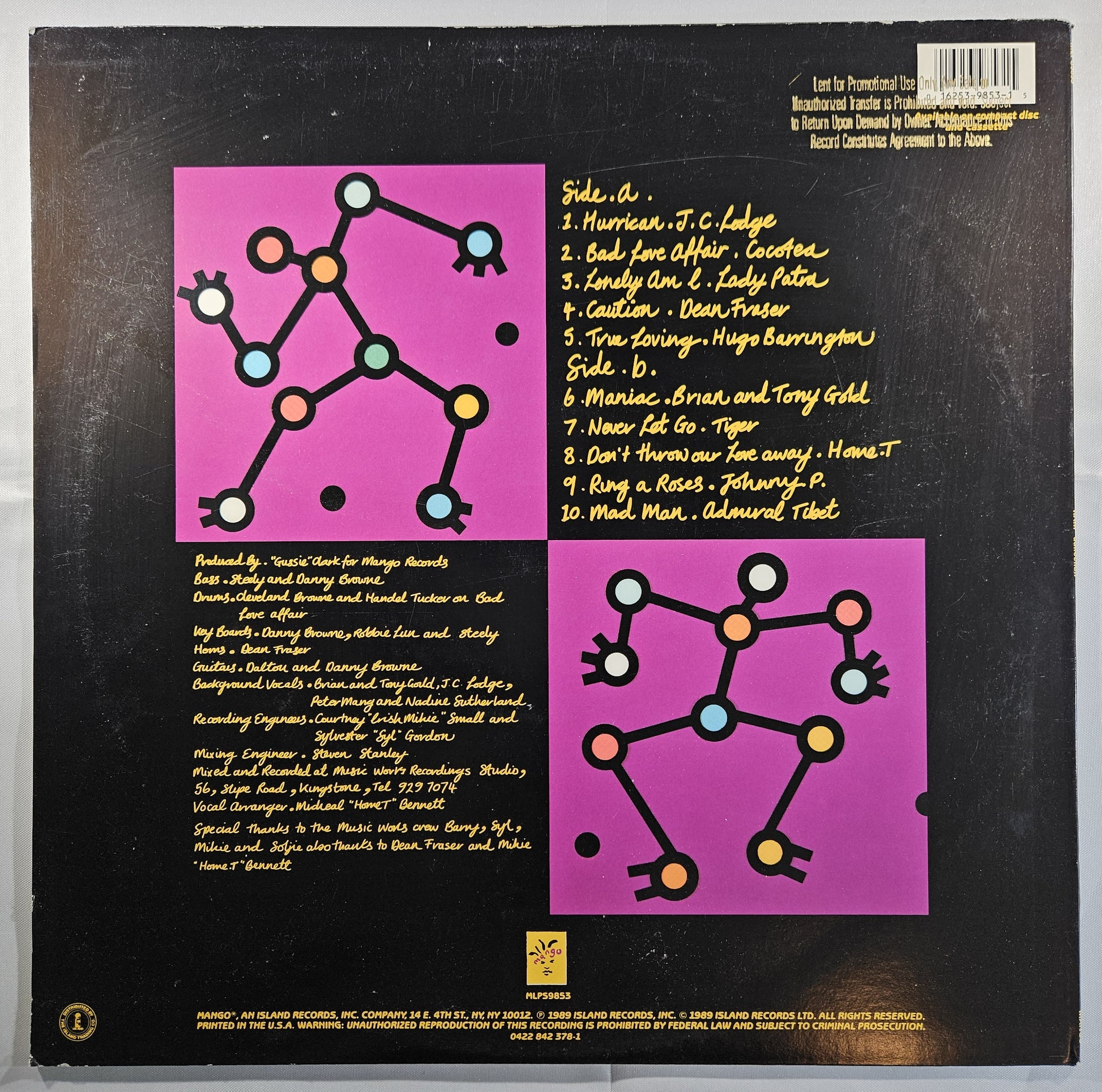 Various - Ram "Dancehall" [1989 Promo Compilation] [Used Vinyl Record LP]