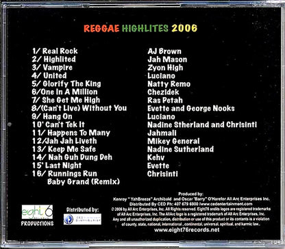 Various - Eight76 Presents Reggae Highlites 2006 [2006 Compilation] [New CD]