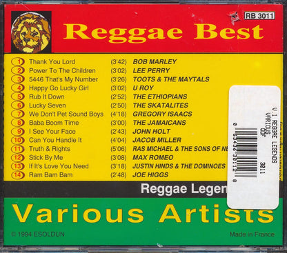 Various - Reggae Legends Vol. 1 [1994 Compilation] [New CD]