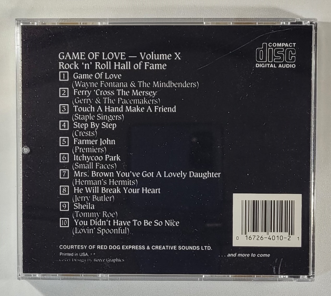 Various - Rock n Roll Hall of Fame Volume X: Game of Love [Used CD]