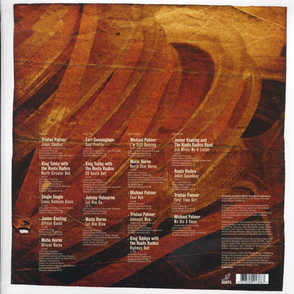 Various - Rootikal in the Vaults at Midnight Rock [2017 New Double Vinyl Record LP]