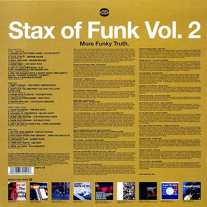 Various - Stax of Funk Vol. 2 (More Funky Truth) [2002 Compilation] [New Double Vinyl Record LP]