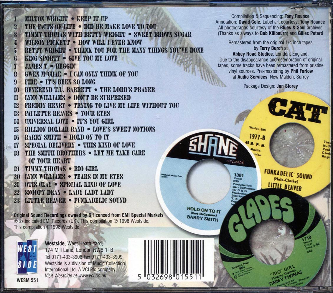 Various - Sweet Brown Sugar (A TK Rhythm'n'Soul Compendium 1971-81) [1998 New CD]