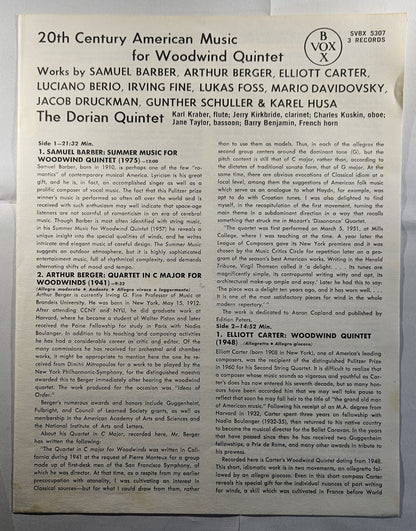 Various - The Avant Garde Woodwind Quintet in the U.S.A. [1977 Used Triple Vinyl LP]