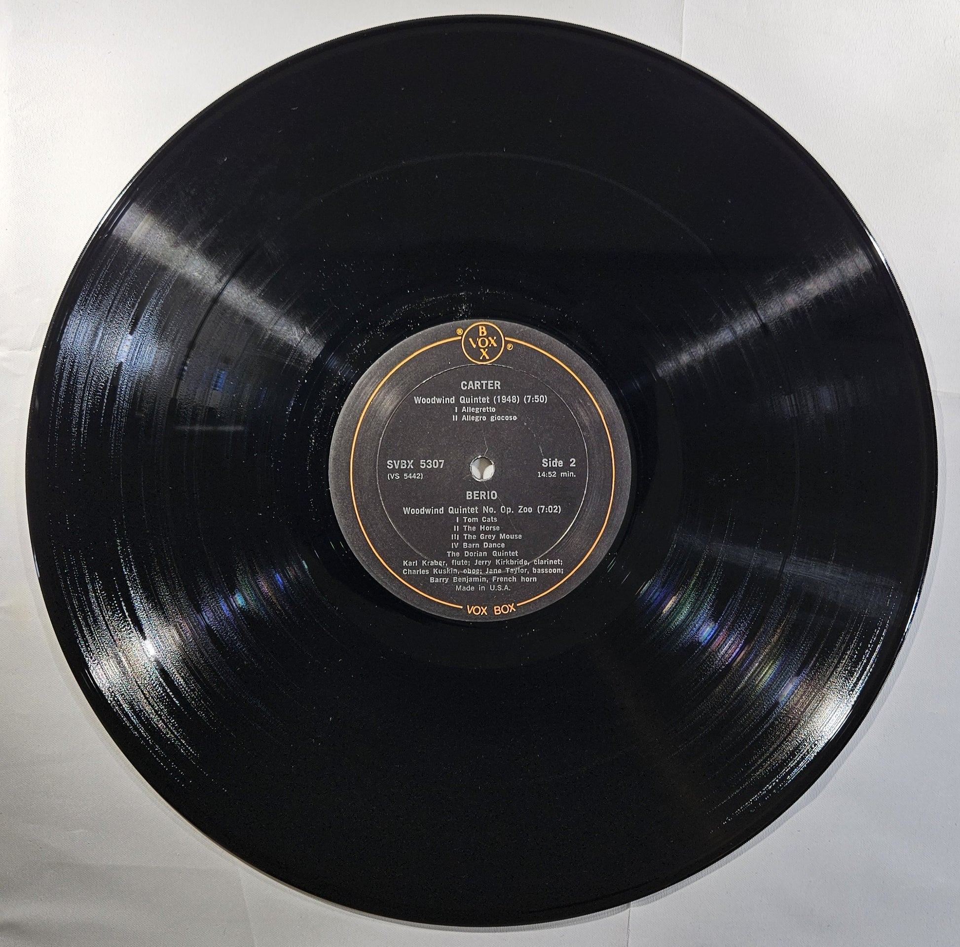 Various - The Avant Garde Woodwind Quintet in the U.S.A. [1977 Used Triple Vinyl LP]