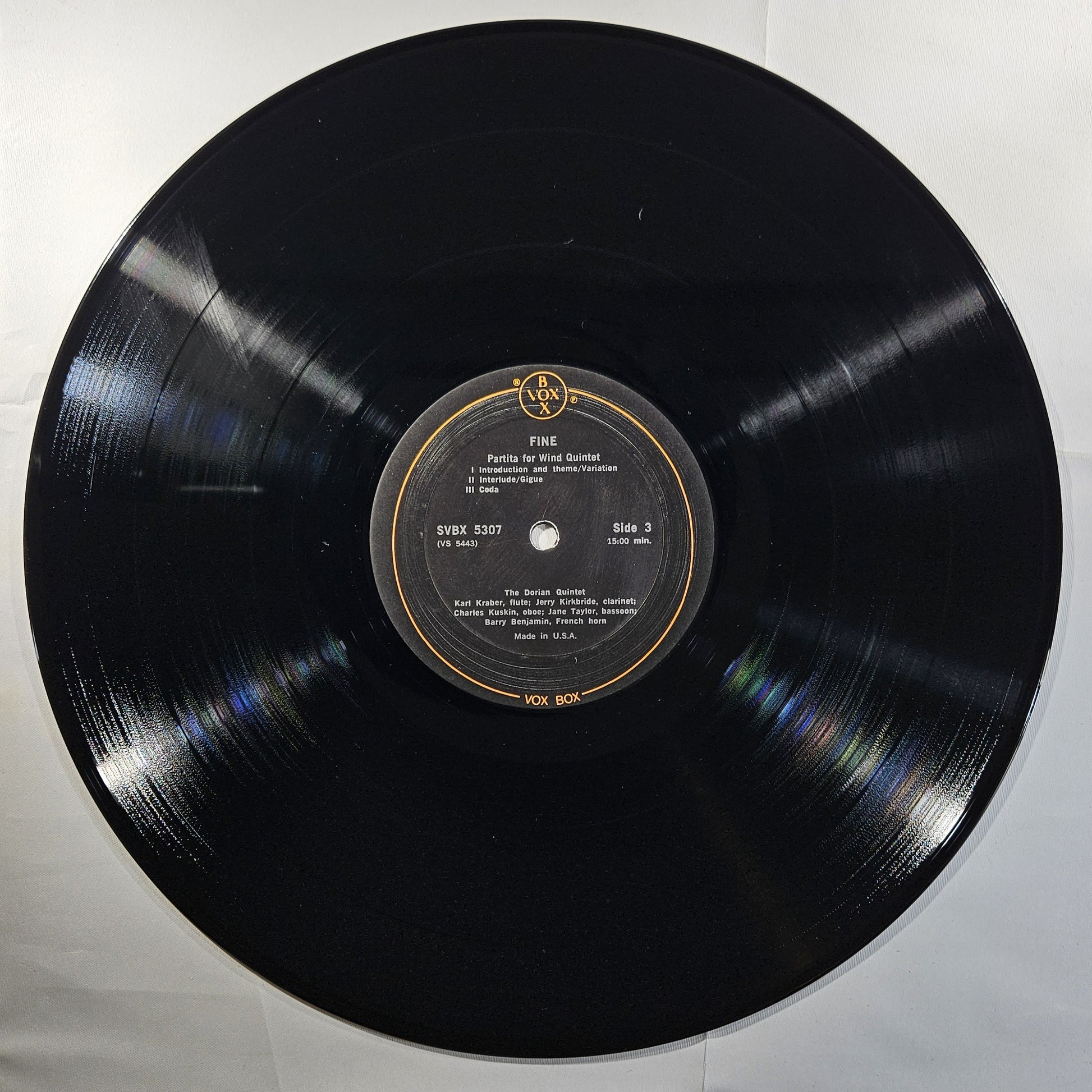 Various - The Avant Garde Woodwind Quintet in the U.S.A. [1977 Used Triple Vinyl LP]