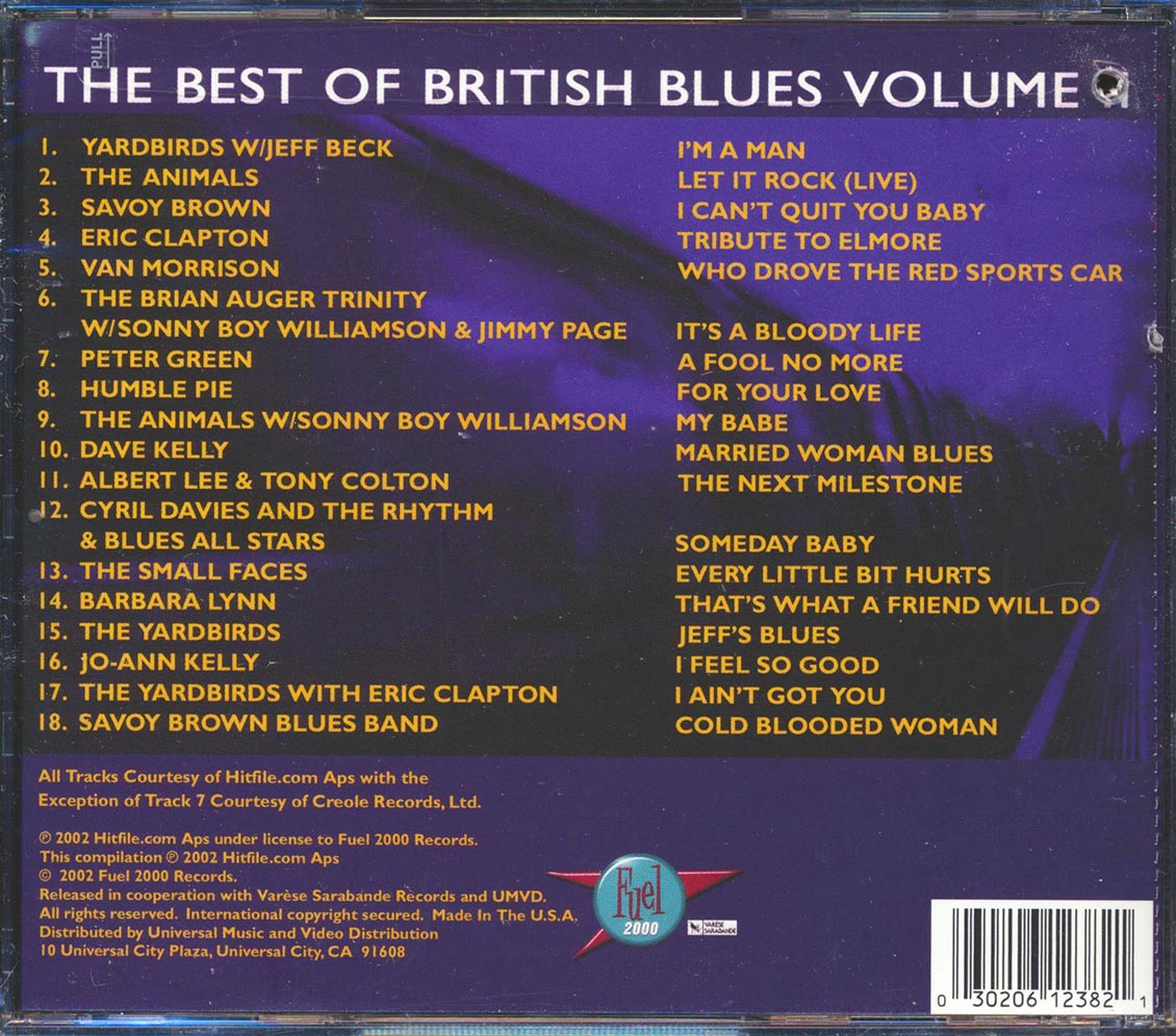 Various - The Best of British Blues Volume II [2002 Compilation] [New CD]