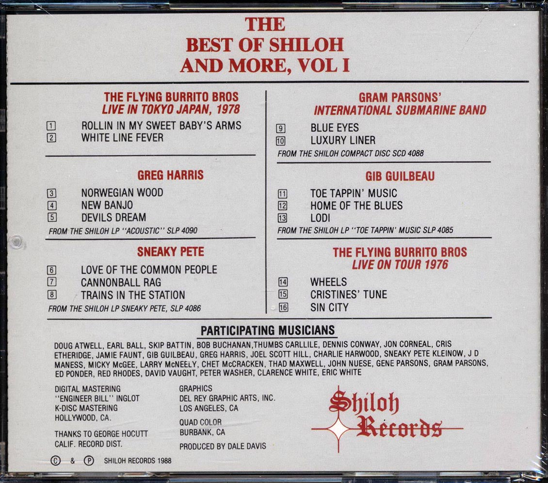 Various - The Best of Shiloh and More, Vol 1 [1988 Compilation] [New CD]