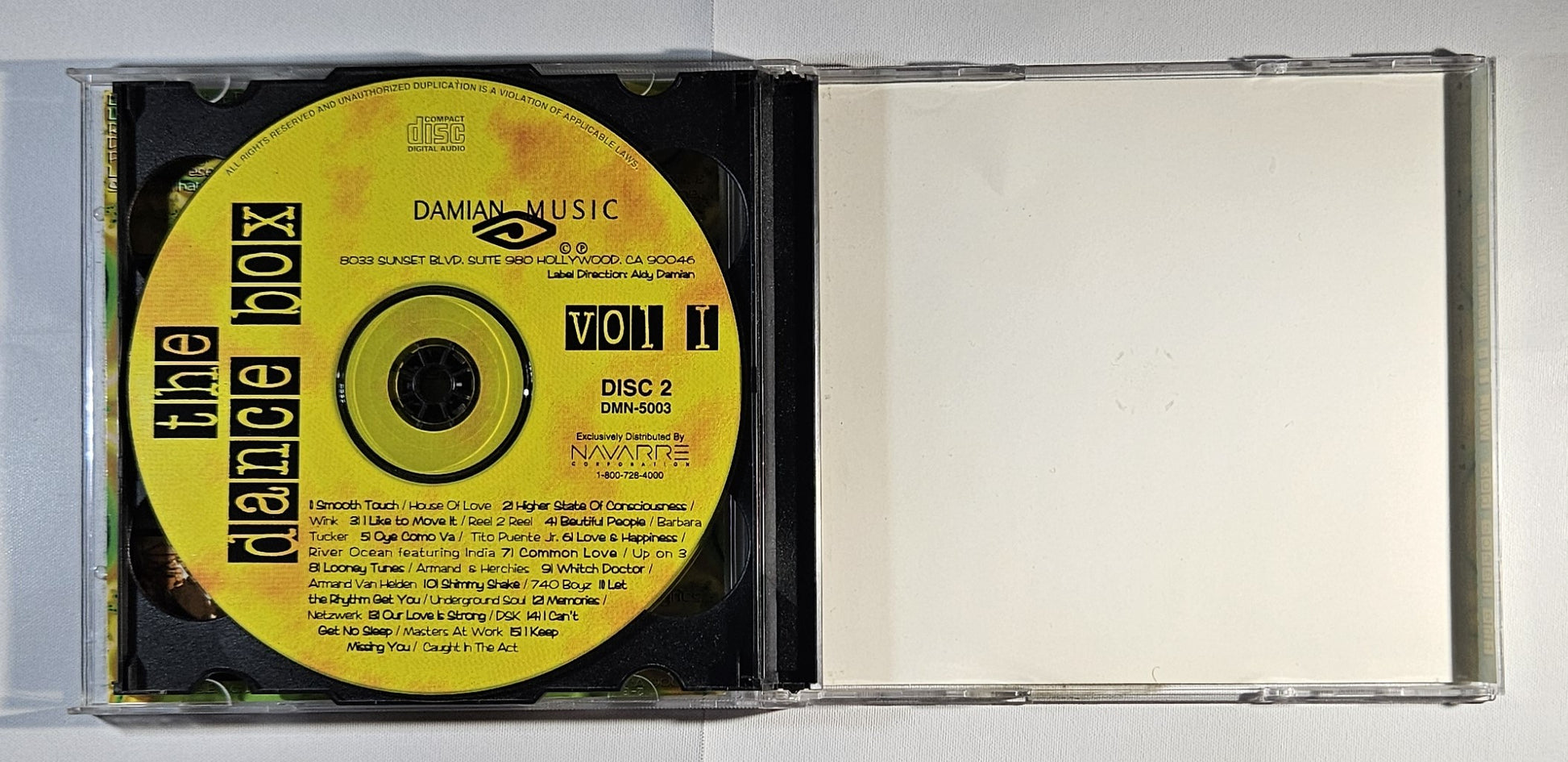 Various - The Dance Box Vol. 1 [1996 Compilation] [Used Double CD]